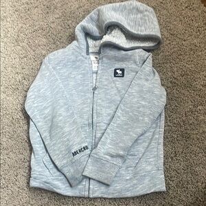 Abercrombie Kids Gray Sweatshirt full zip hood